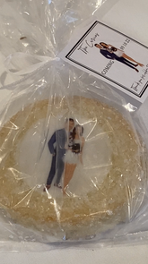 Modern Chic Personalized Packaged Cookies with Printed Tag (Set of 24)